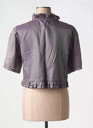 Bolero mâneci scurte violet VETO femeie