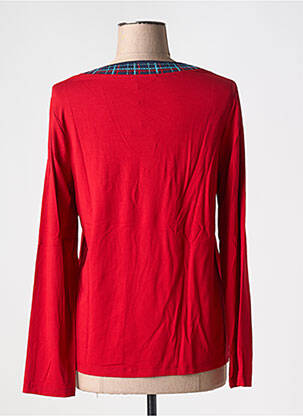 Tricou mâneci lungi mâneci lungi roșu MALOKA femeie