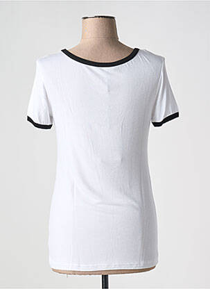 Tricou elasticitate mâneci scurte alb PAUL BRIAL femeie