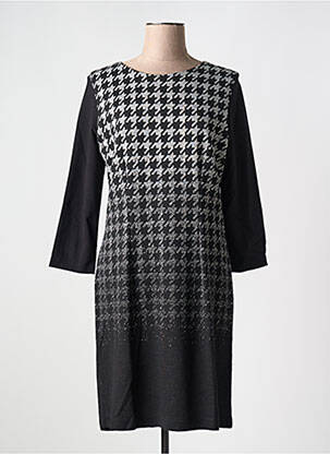 Rochie midi mâneci lungi mâneci lungi negru TELMAIL femeie