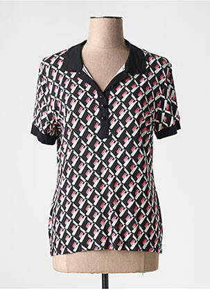 Polo negru PAUL BRIAL femeie