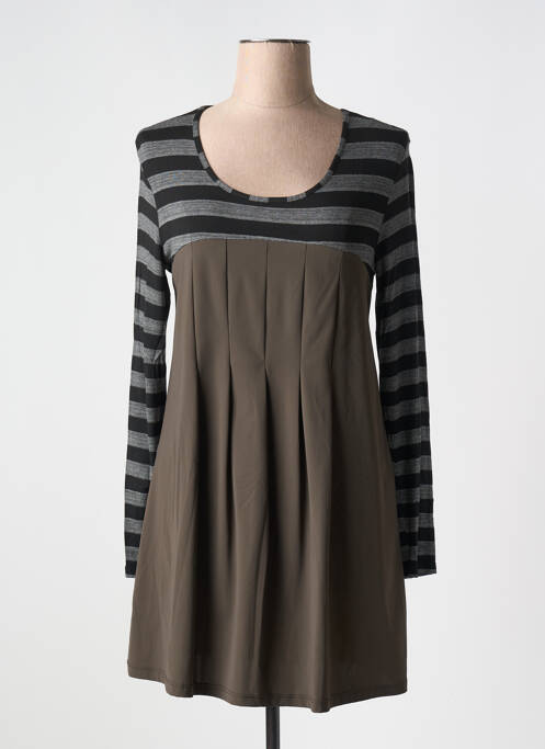 Tunică mâneci lungi verde 3322 femeie