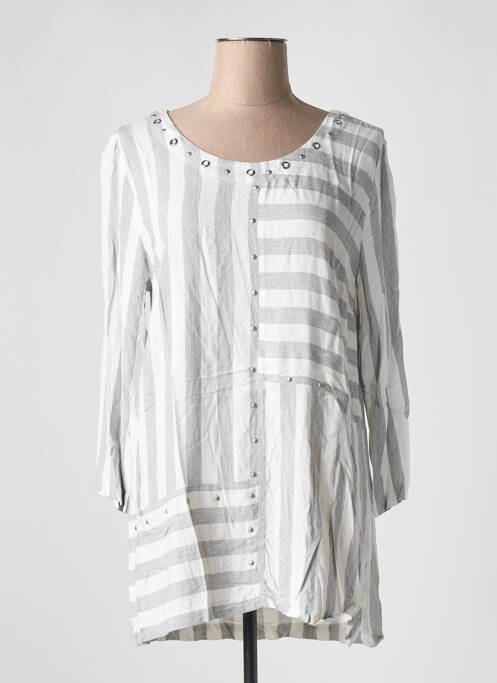 Rochie scurtă gri DOLCEZZA femeie