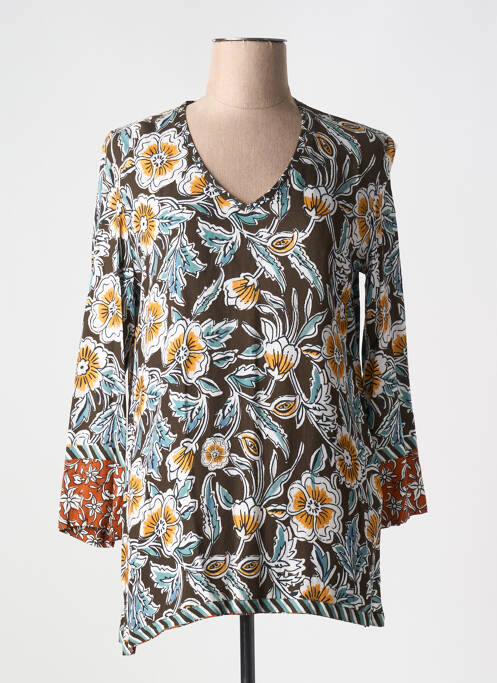 Tunică mâneci lungi maro LE PETIT BAIGNEUR femeie