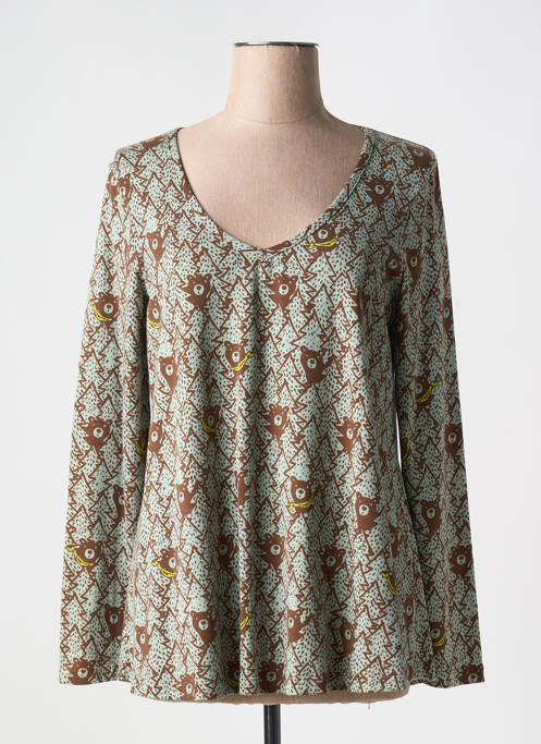 Tricou verde L'ÉTANG DES SIRÈNES femeie