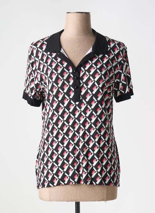 Polo negru PAUL BRIAL femeie