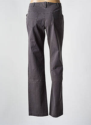 Pantalon slim țesătură poplin mărime normală gri CHRISMAS'S femeie
