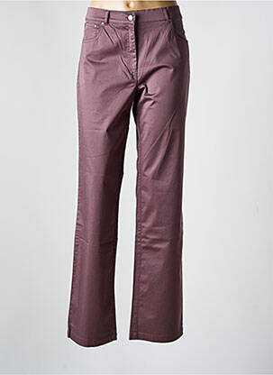 Pantalon drept violet PAUL BRIAL femeie