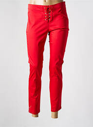 Pantalon 7/8 elasticitate mărime normală roșu PAUL BRIAL femme