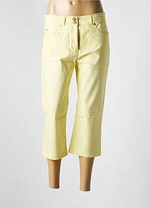 Pantalon trei sferturi galben PAUL BRIAL femeie