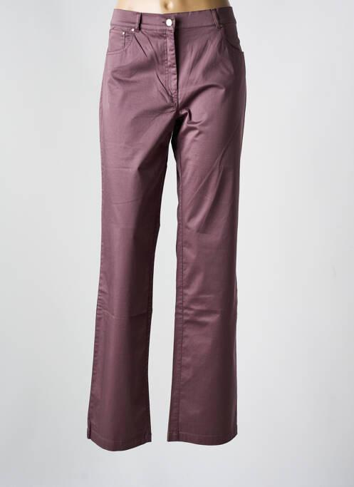 Pantalon drept violet PAUL BRIAL femeie
