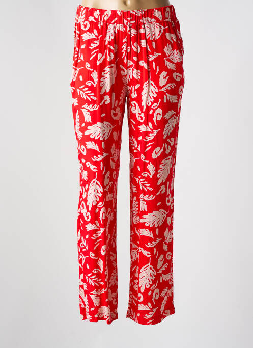 Pantalon drept roșu ÉTYMOLOGIE femeie