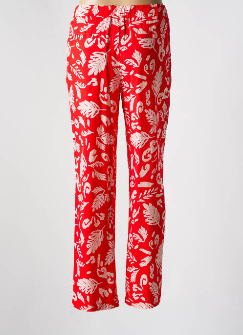 Pantalon drept roșu ÉTYMOLOGIE femeie