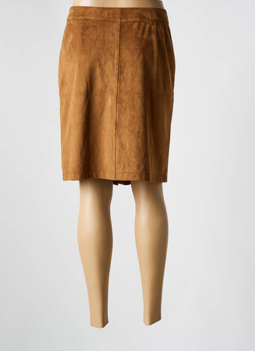 Fustă midi maro PAUL BRIAL femeie