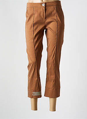 Pantalon trei sferturi maro ELISA CAVALETTI femeie