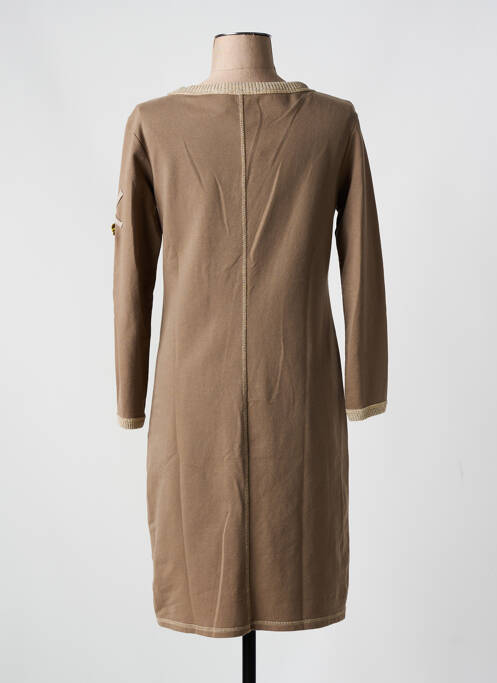 Rochie pulover bej ELISA CAVALETTI femeie