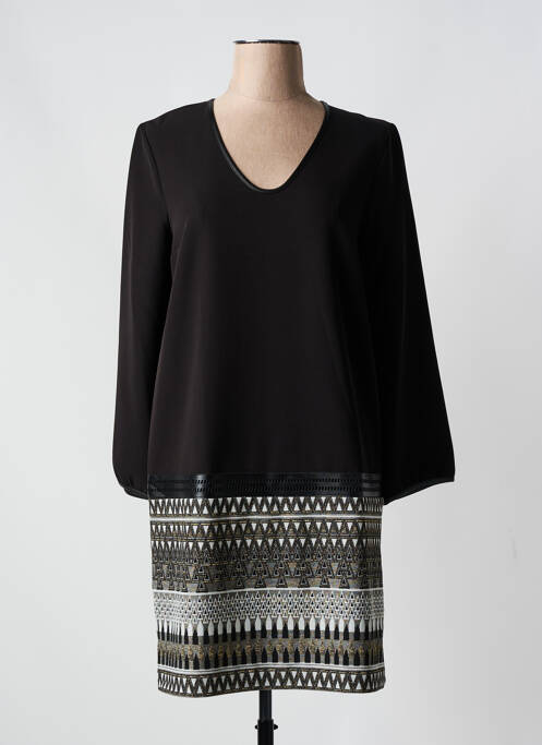 Rochie scurtă negru LAUREN VIDAL femeie