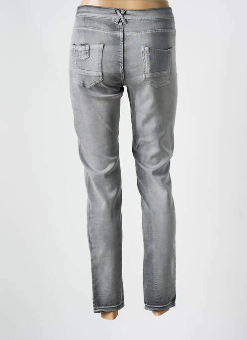 Blugi cu croială slim gri ELISA CAVALETTI femeie