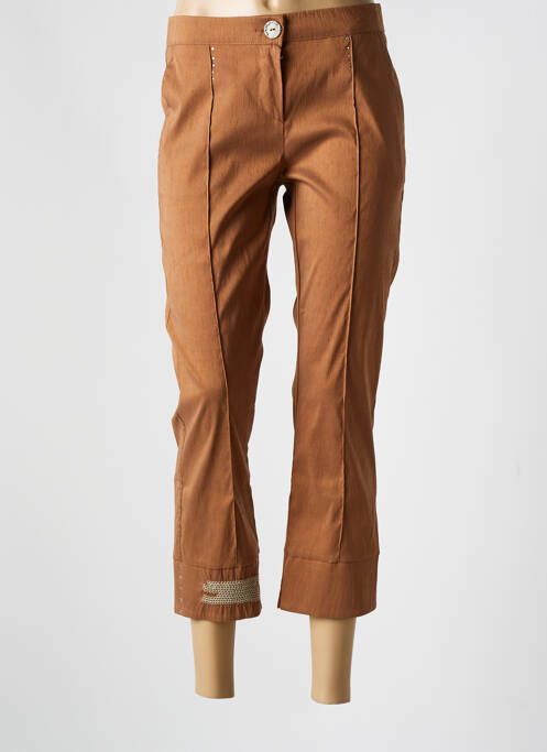 Pantalon trei sferturi maro ELISA CAVALETTI femeie