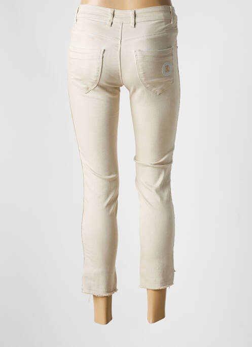 Pantalon trei sferturi bej ELISA CAVALETTI femeie