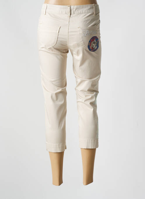 Pantalon trei sferturi bej ELISA CAVALETTI femeie