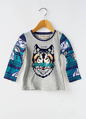 Tricou mâneci lungi mâneci lungi gri DESIGUAL băiat