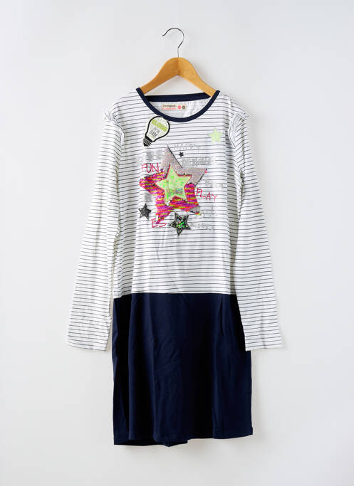 Rochie midi albastru DESIGUAL fată