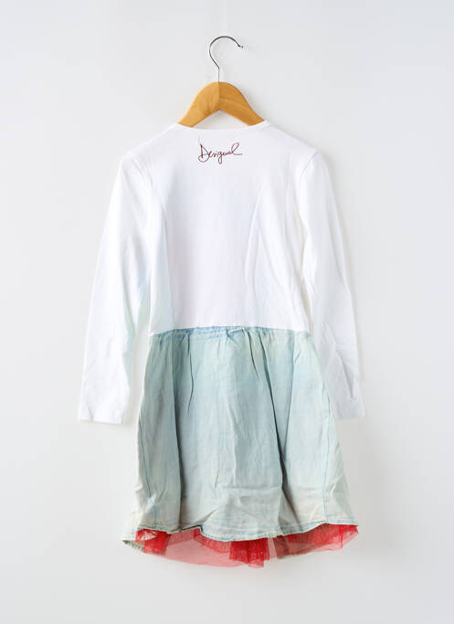 Rochie midi alb DESIGUAL fată