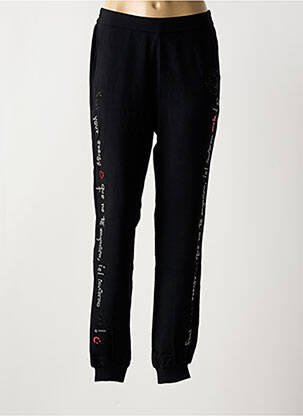 Pantalon drept elasticitate mărime normală negru DESIGUAL femeie