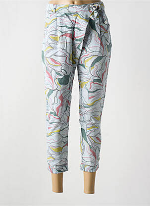 Pantalon 7/8 țesătură poplin mărime normală gri SALSA femeie