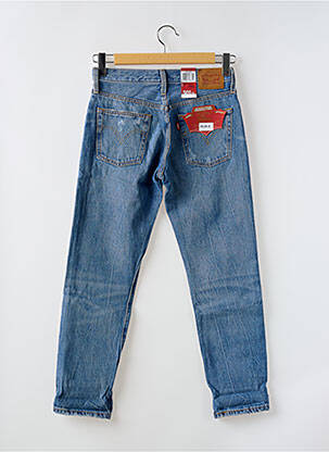 Blugi cu croială slim efect uzat decolorat mărime normală albastru LEVI'S femeie