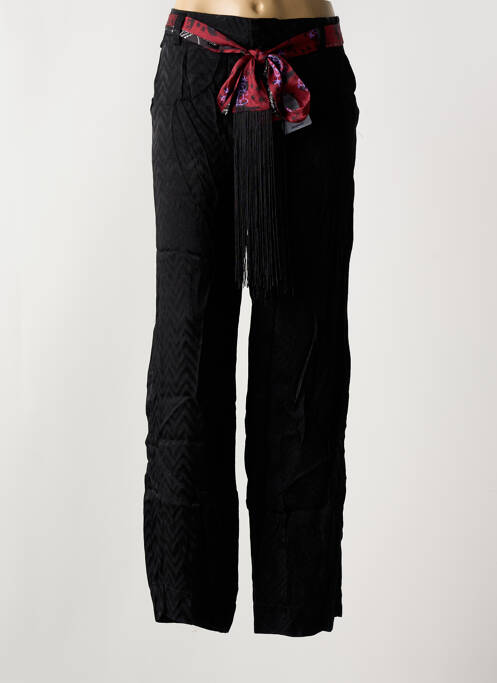 Pantalon drept negru DESIGUAL femeie