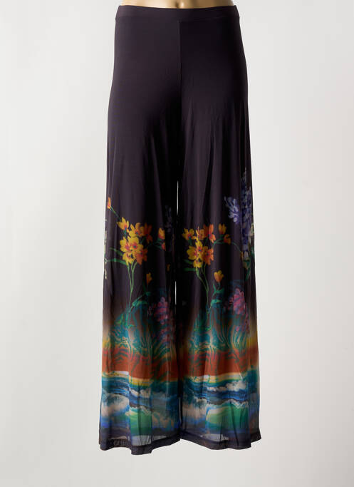 Pantalon larg negru DESIGUAL femeie