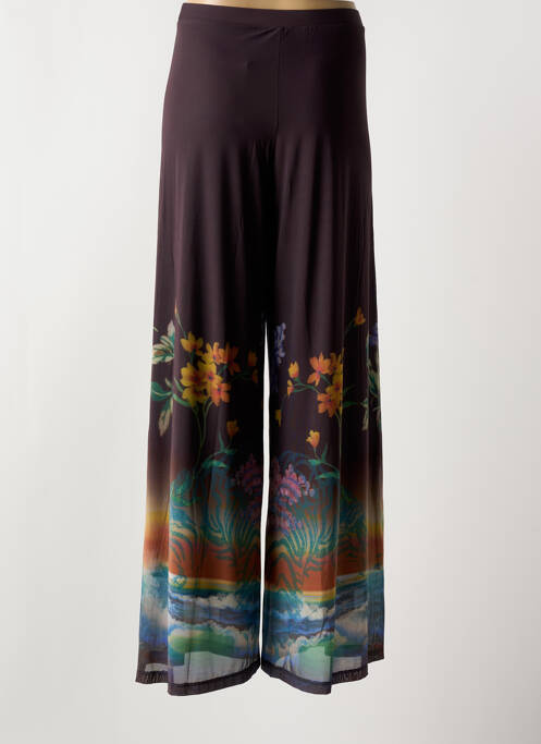 Pantalon larg maro DESIGUAL femeie