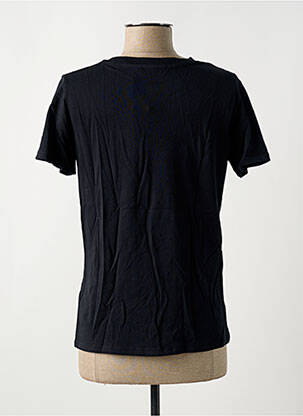 Tricou serigrafie mâneci scurte negru DESIGUAL femeie