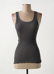 Top/caraco efect material satinat gri OSCALITO femme