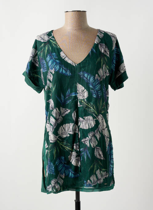 Tunică mâneci scurte verde SALSA femeie