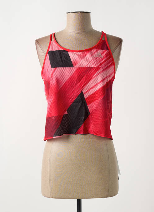 Top roșu ADIDAS femeie