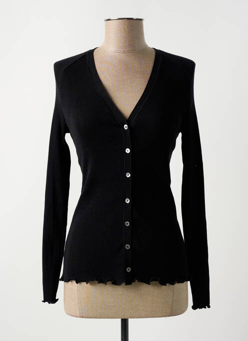 Vestă cu mâneci lungi negru OSCALITO femeie