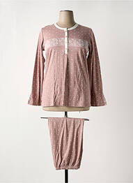 Pijama croială dreaptă roz CANAT femme