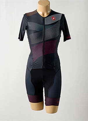 Salopetă scurtă negru CASTRELLI femeie