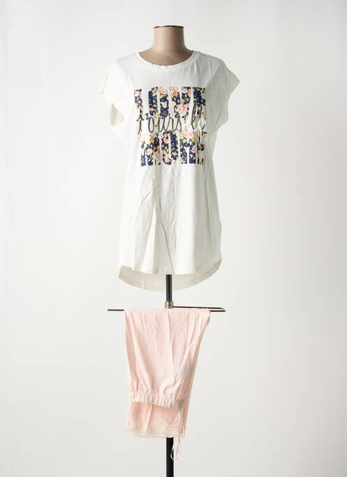 Pijama alb RINGELLA femeie