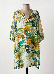 Rochie de plajă mâneci 3/4 verde LE CHAT femme