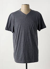 Tricou croială dreaptă mâneci scurte gri CBK homme