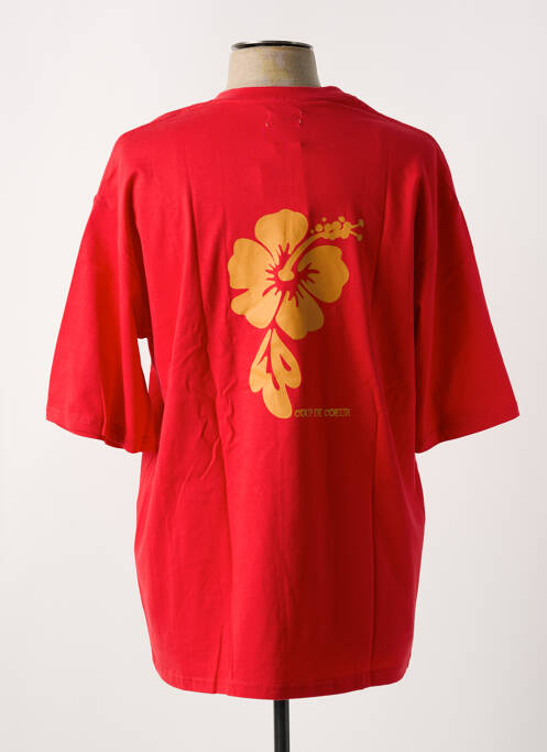 Tricou roșu COUP DE COEUR bărbat