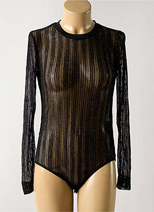 Body de lenjerie negru PEPE JEANS X DUA LIPA femeie