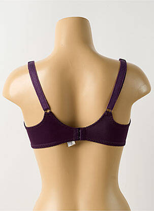 Sutien broderie sutien cupe întregi cu decolteu înalt violet EMPREINTE femme
