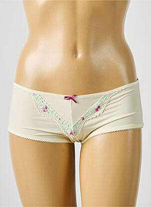 Shorty broderie galben ATLANTIS femeie