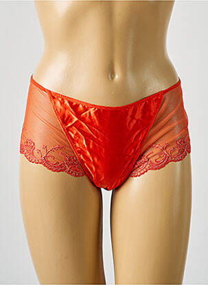 Shorty efect material satinat portocalie LISE CHARMEL femeie