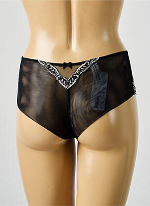 Shorty efect material satinat negru LISE CHARMEL femeie